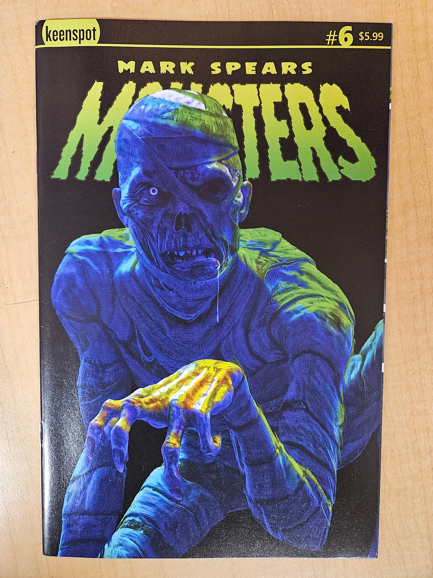 Monsters #6 Cover B The Cursed Mummy Mark Spears July 2025 KEENSPOT