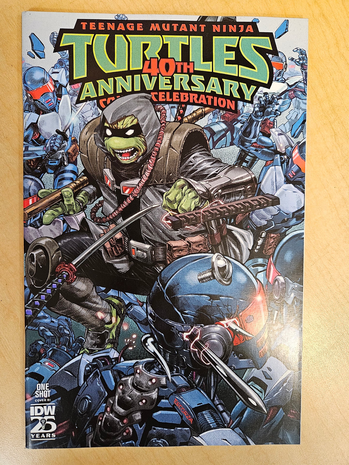 Teenage Mutant Ninja Turtles 4th Anniversary Celebration #1 (One Shot) Cover G Esau and Issac Escorza First Pritning July 2024 IDW