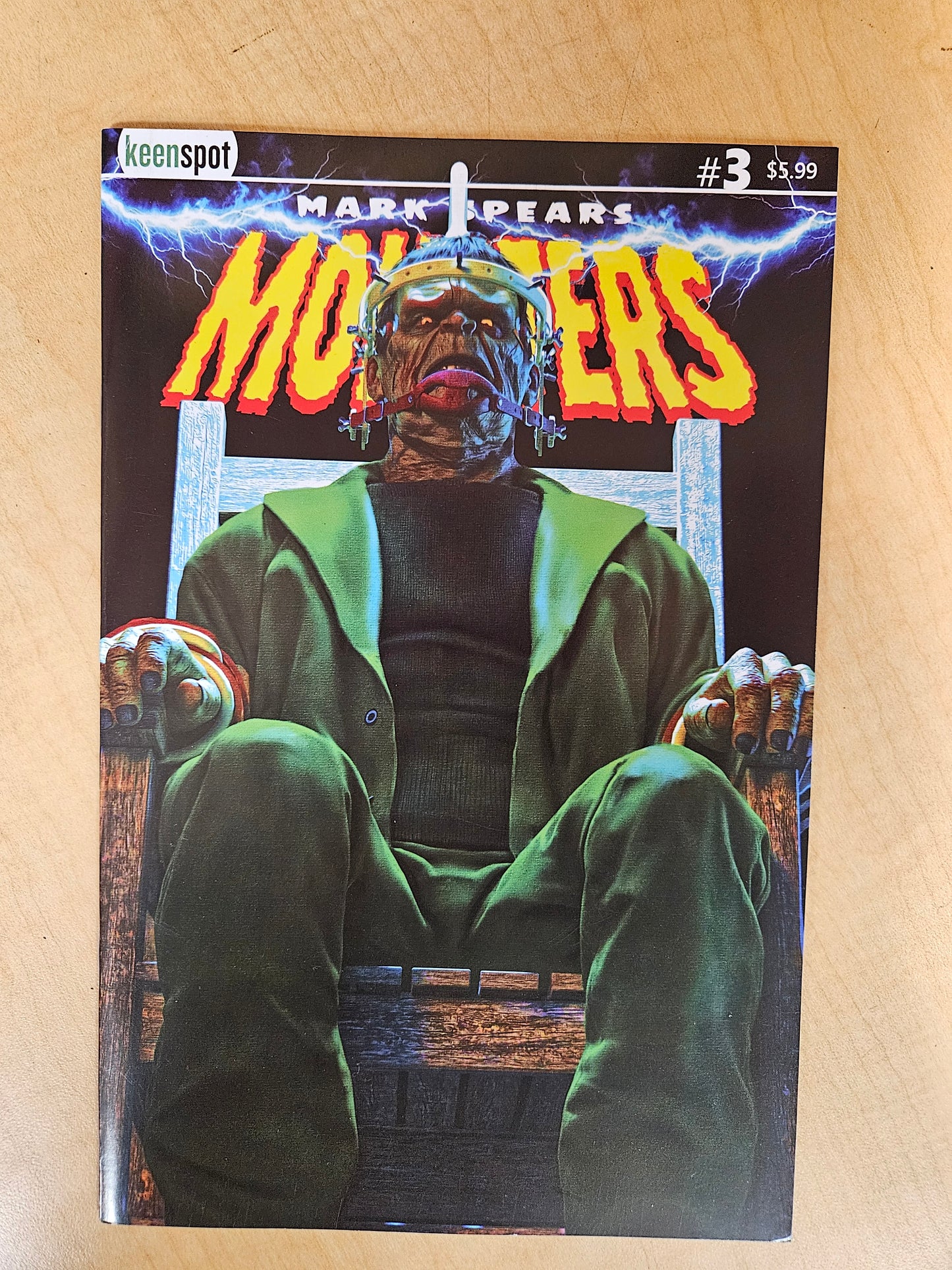 Monsters #3 Cover A Frankenstein Mark Spears January 2025 First Printing KEENSPOT