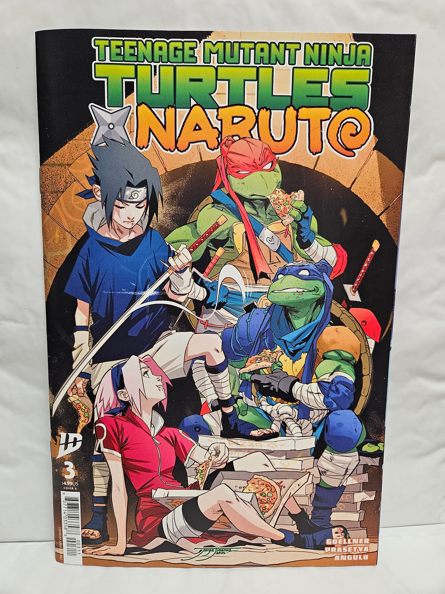 Teenage Mutant Ninja Turtles/Naruto #3 Cover A March 2025 IDW