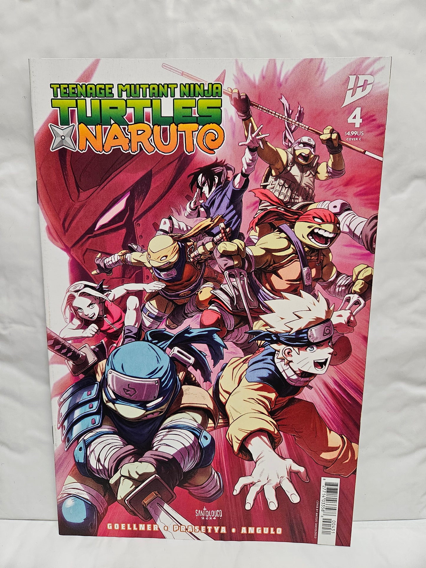 Teenage Mutant Ninja Turtles/Naruto #4 Cover C June 2025