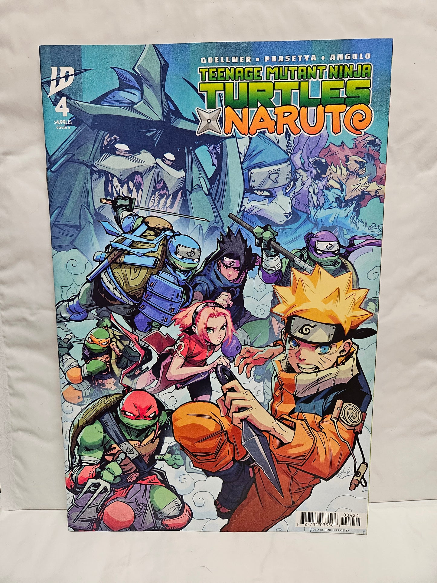 Teenage Mutant Ninja Turtles/Naruto #4 Cover B June 2025