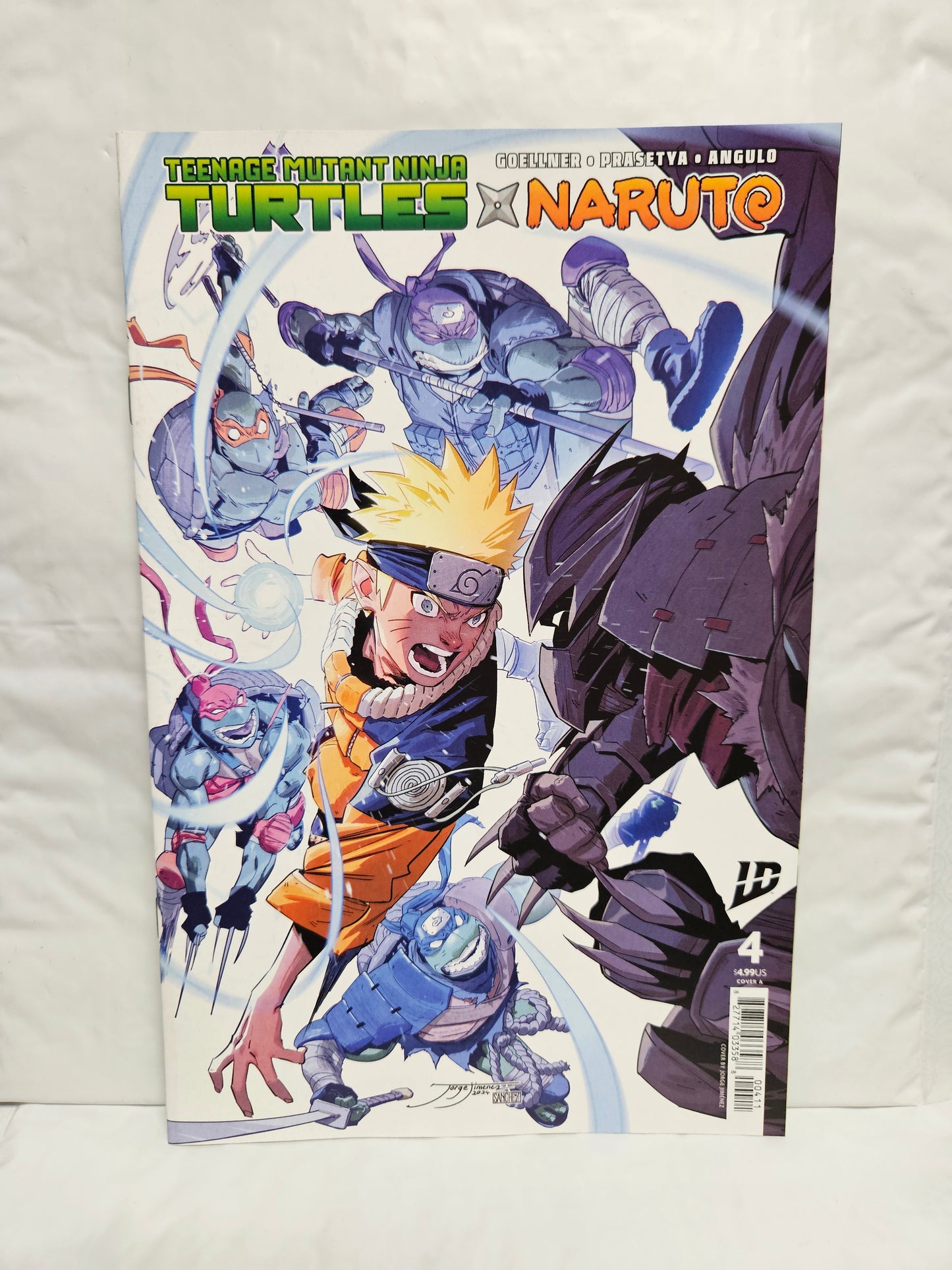 Teenage Mutant Ninja Turtles/Naruto #4 Cover A June 2025 IDW