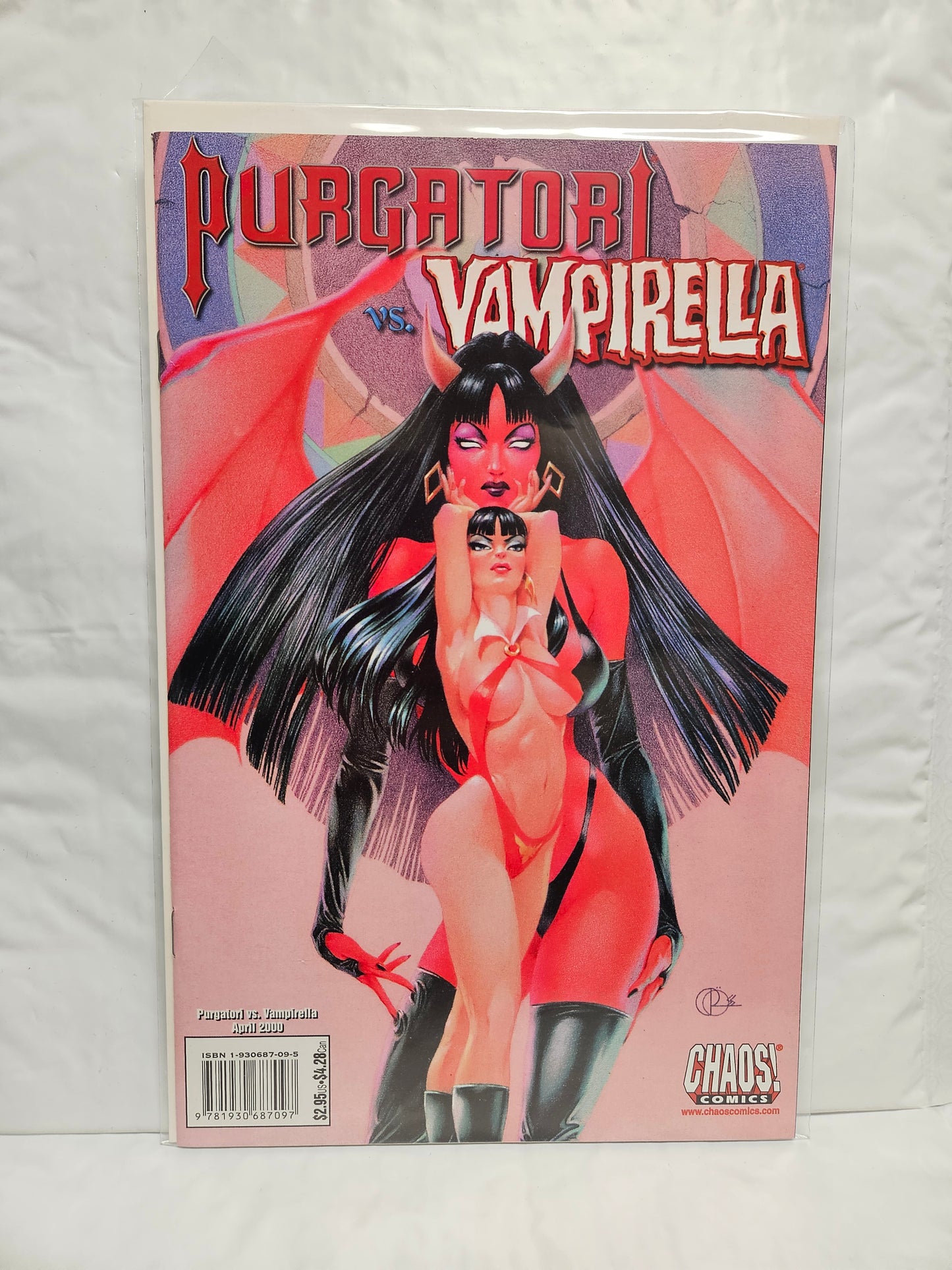 Purgatori VS. Vampirella #1 First Printing April 2000 CHAOS COMICS
