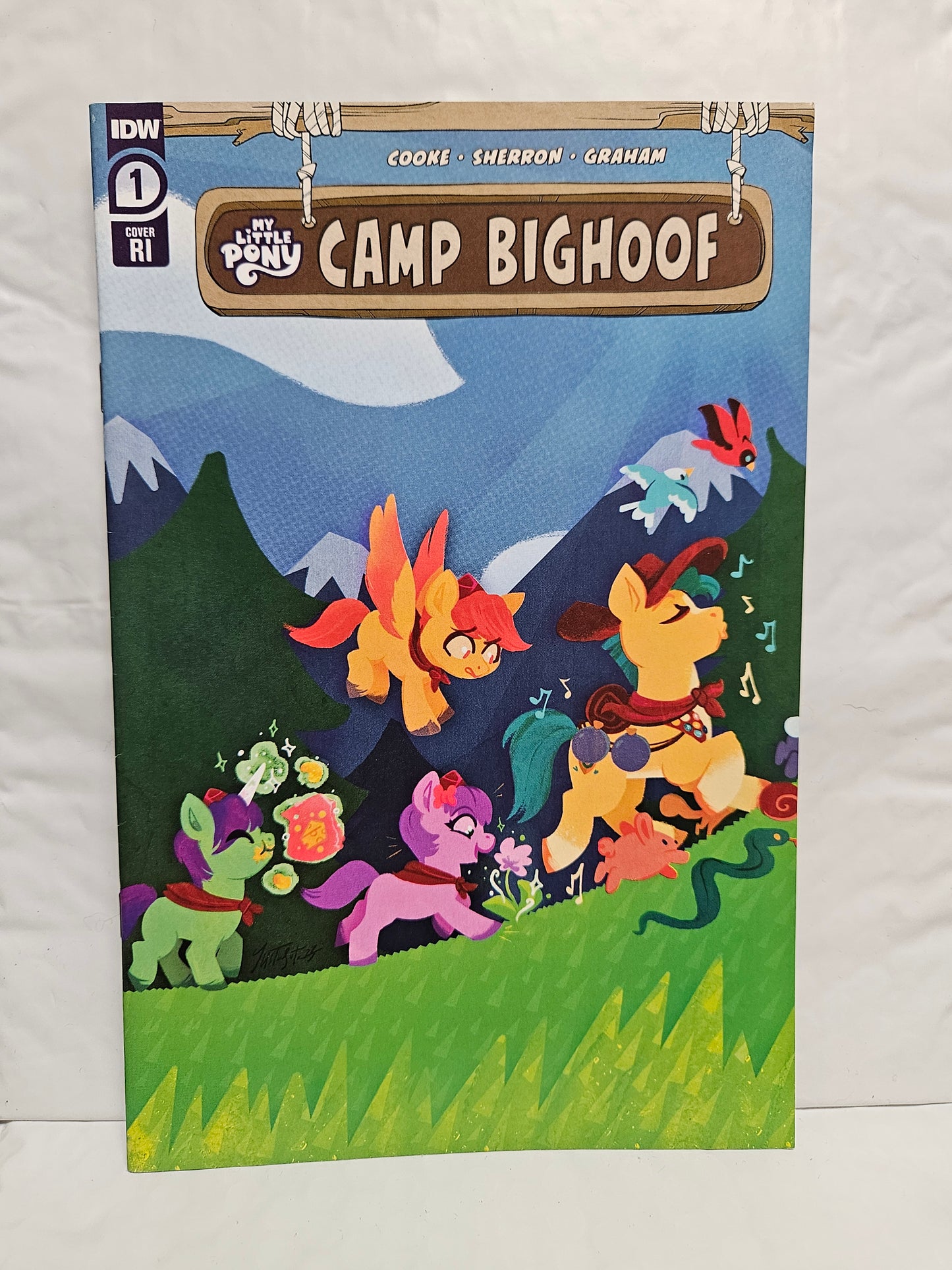 My Little Pony: Camp Bighoof #1 Cover RI July 2023 IDW