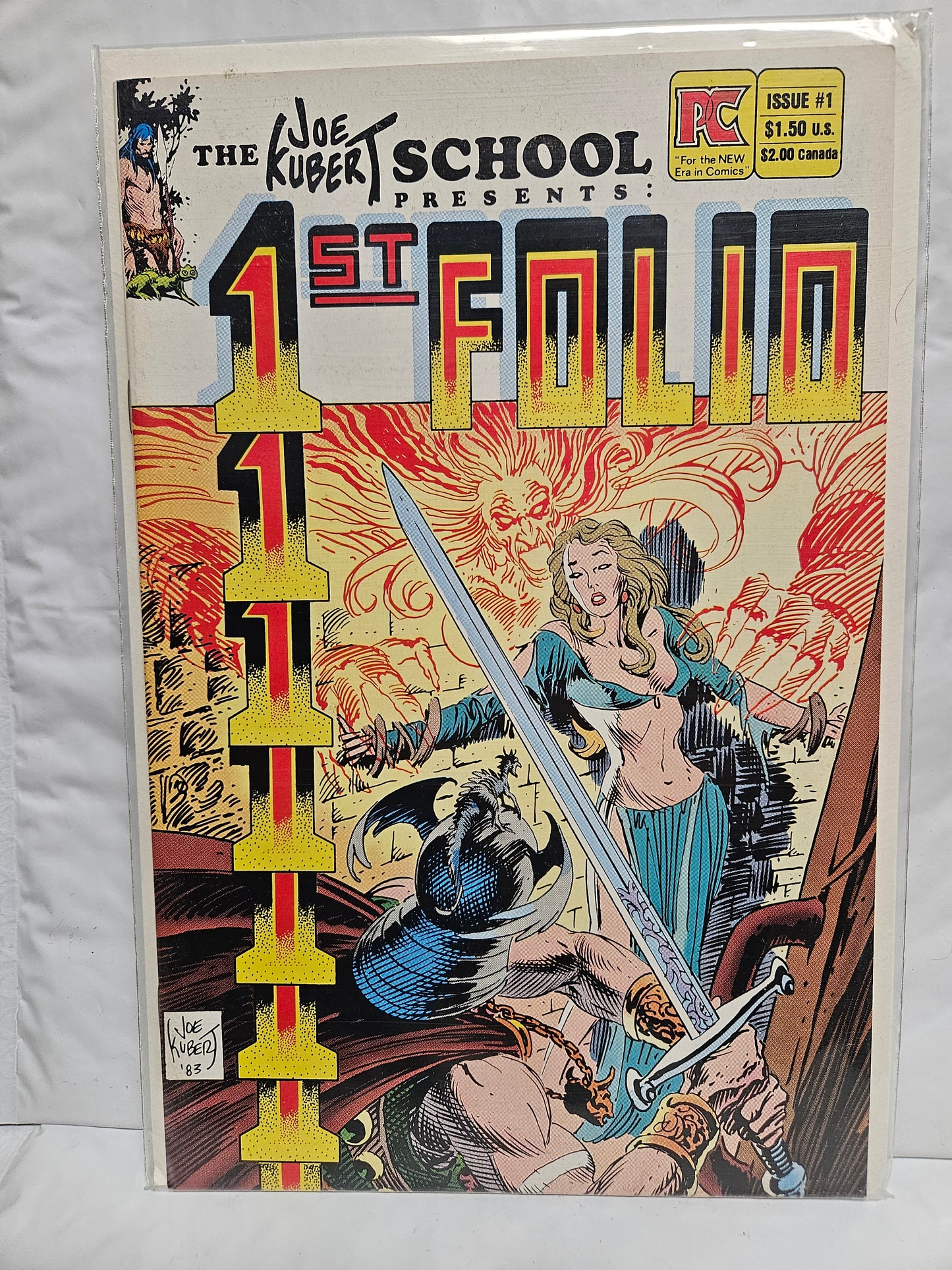 The Joe Kubert School Presents: 1st Folio #1 1984 PACIFIC COMICS