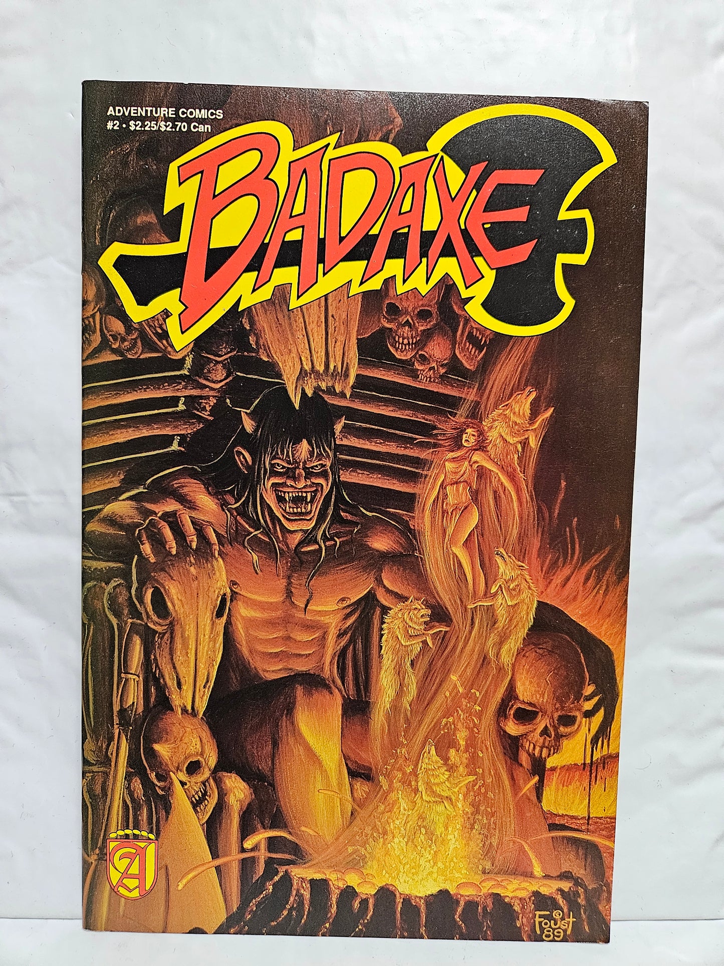 Badaxe #2 1989 ADVENTURE COMICS