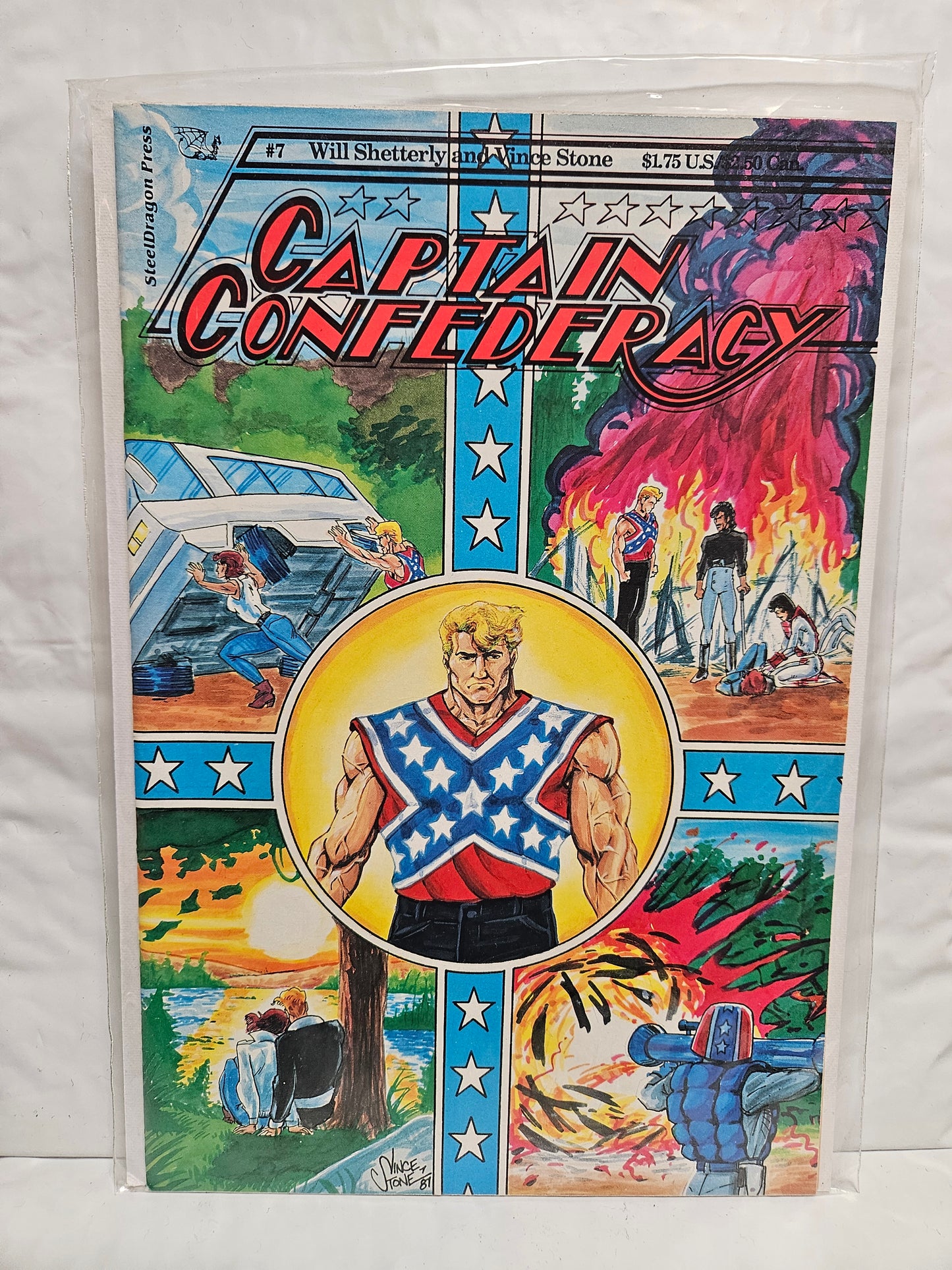 Captain Confederacy #7 1987 STEELDRAGON PRESS