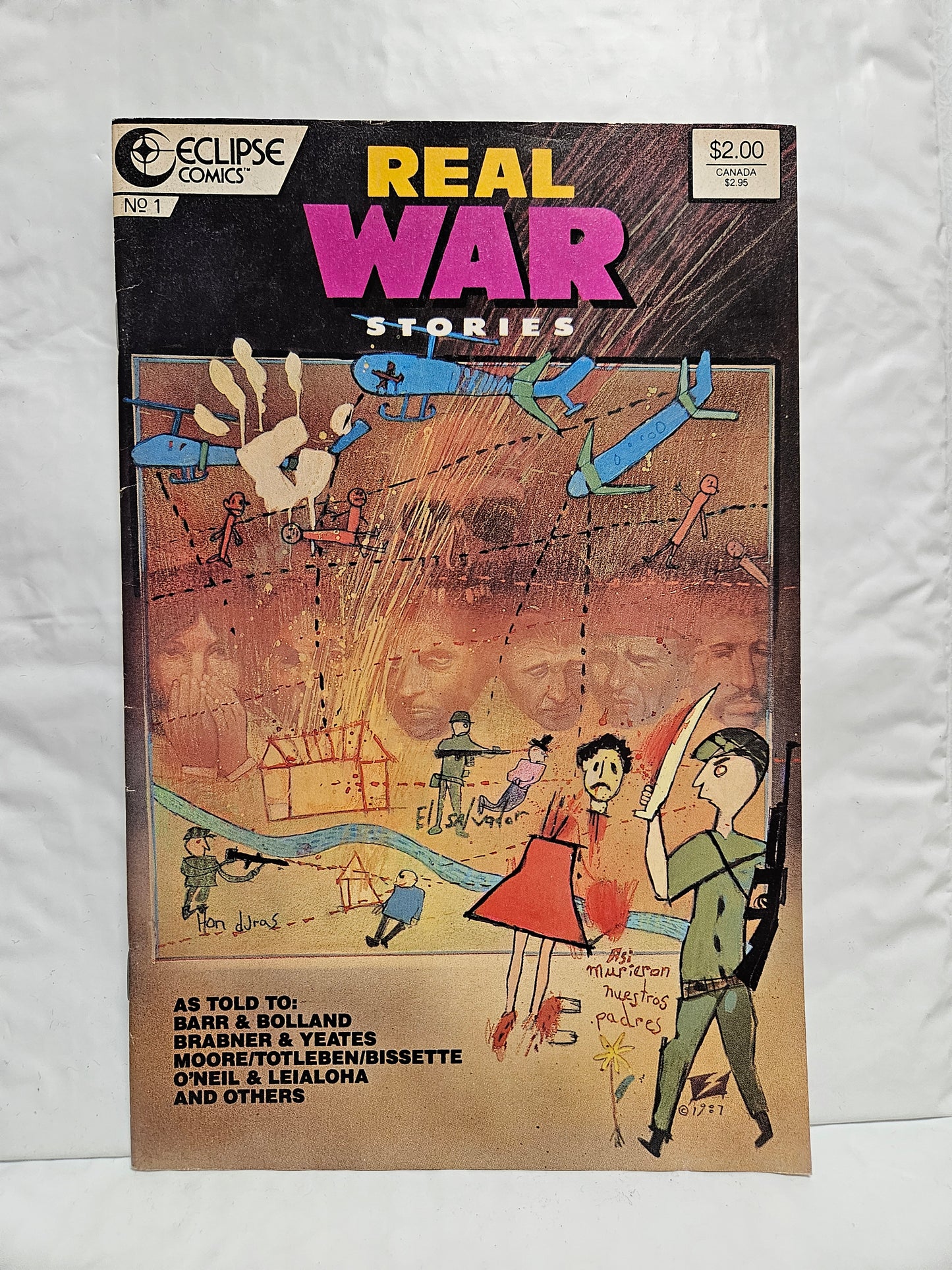 Real War Stories #1 1987 ECLIPSE COMICS