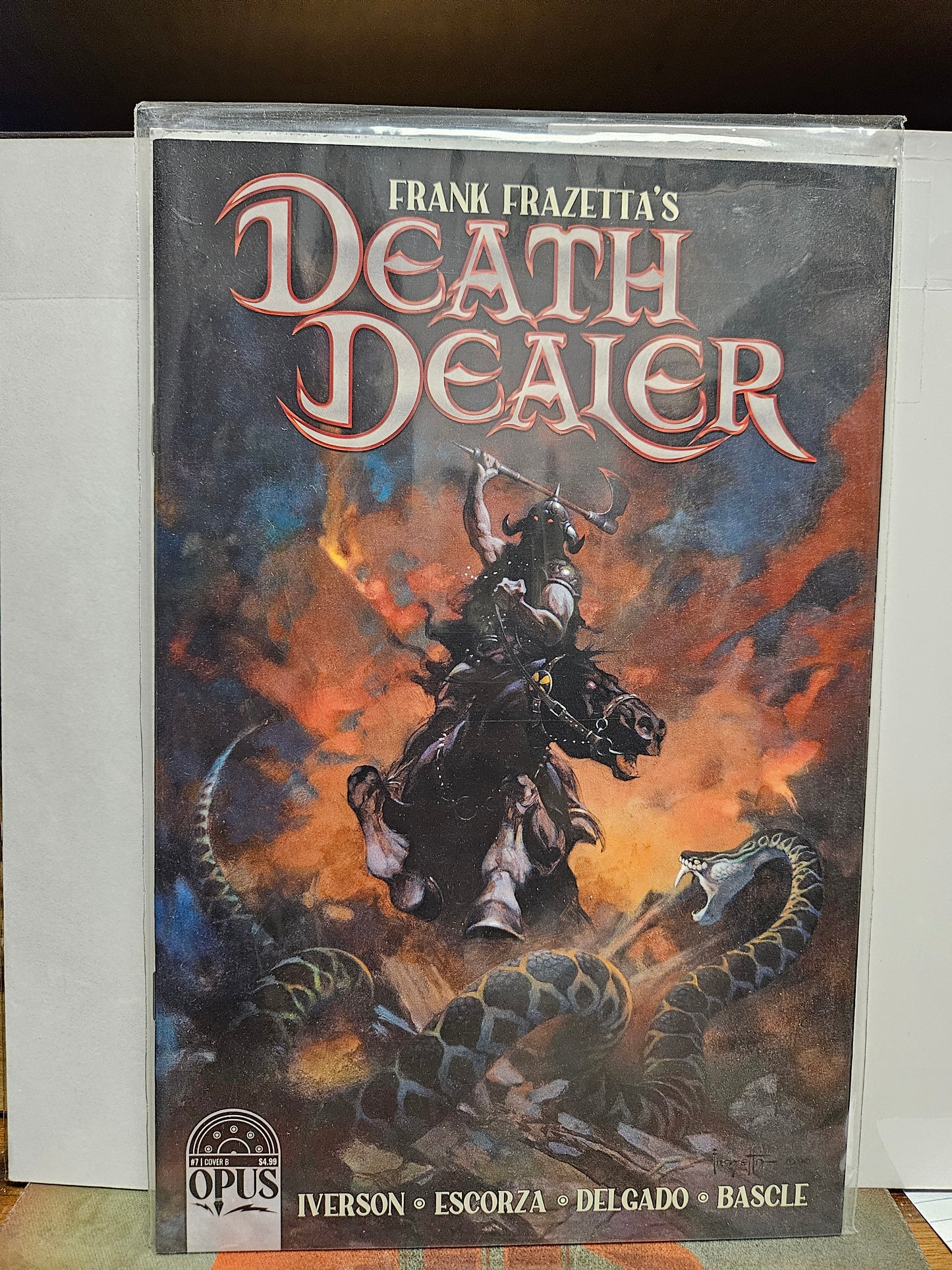 Frank Frazetta's Death Dealer #7 Cover B 2022 OPUS