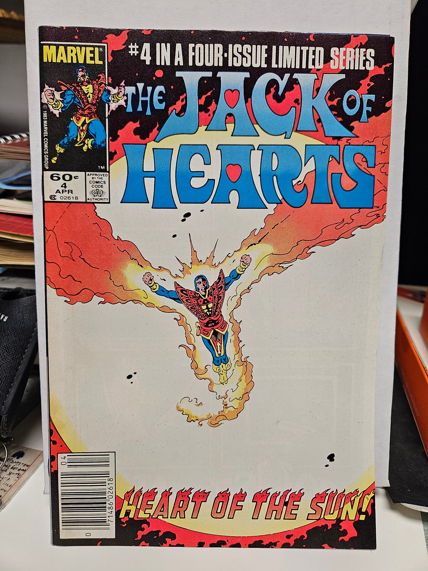 The Jack Of Hearts #1-4 Complete Series 1984 MARVEL