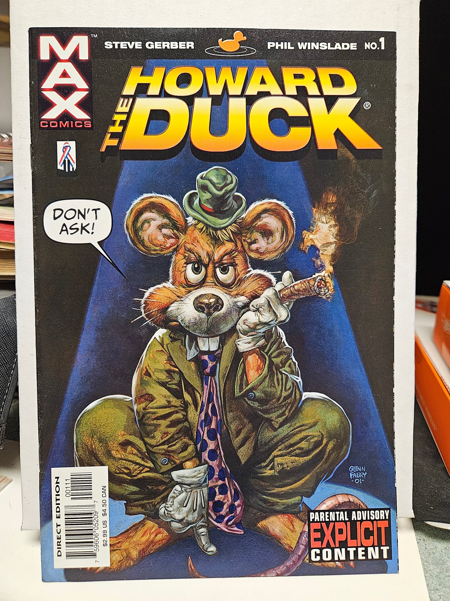 MAX COMICS Howard The Duck #1 2002 MARVEL