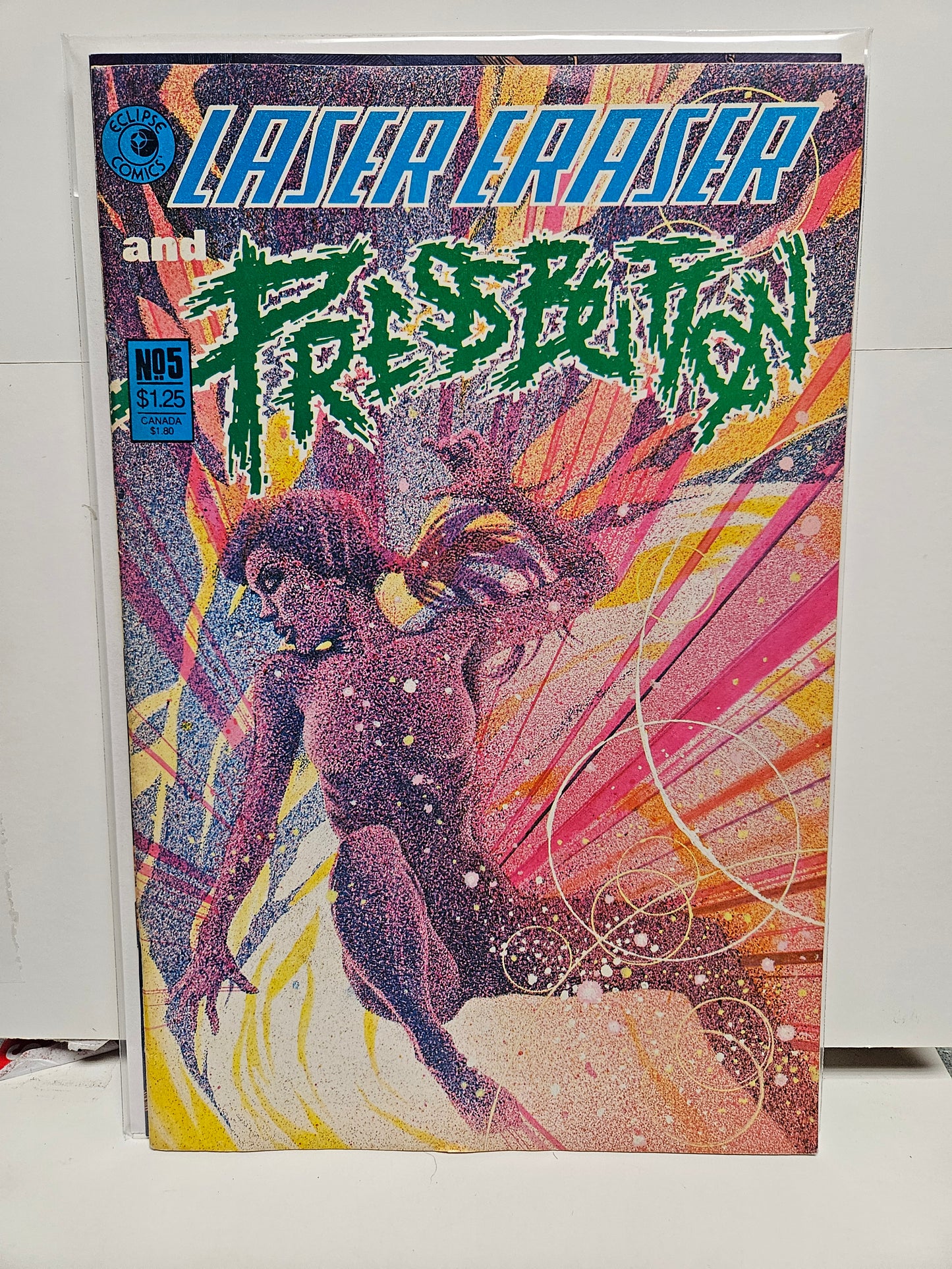 Laser Eraser and Pressbutton #5 1986 ECLIPSE COMICS