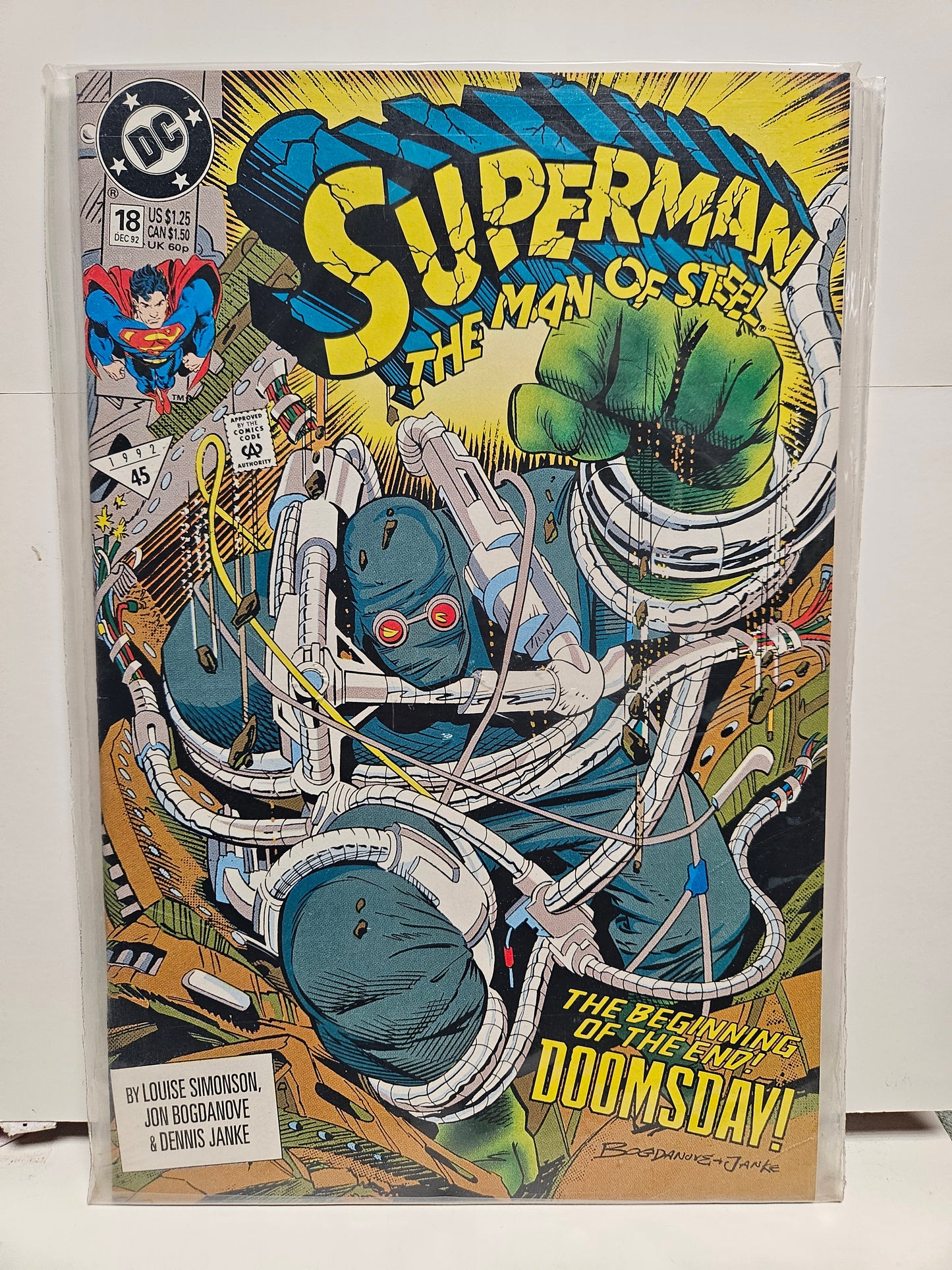 Superman: The Man of Steel #18 1992 DC COMICS