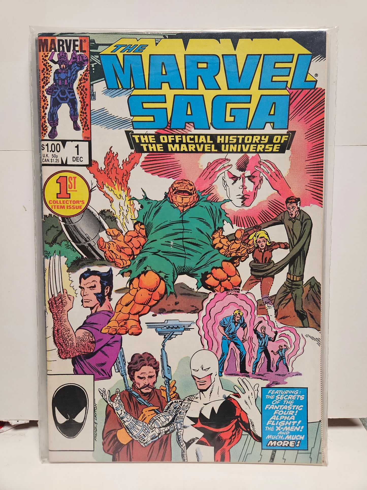 Marvel Saga: The Official History of the Marvel Universe #1 1985 MARVEL COMICS