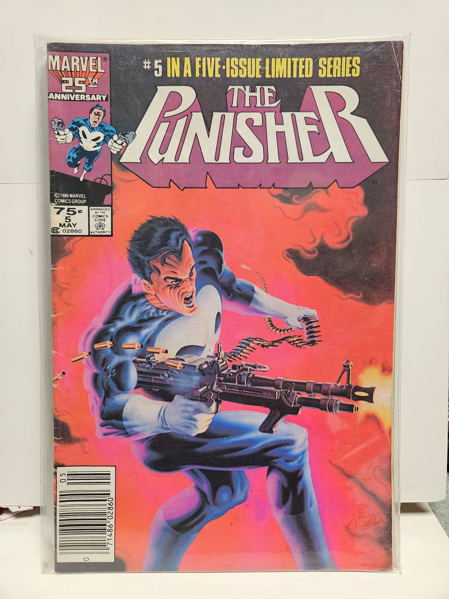 The Punisher Limited Series #5 1986 MARVEL COMICS