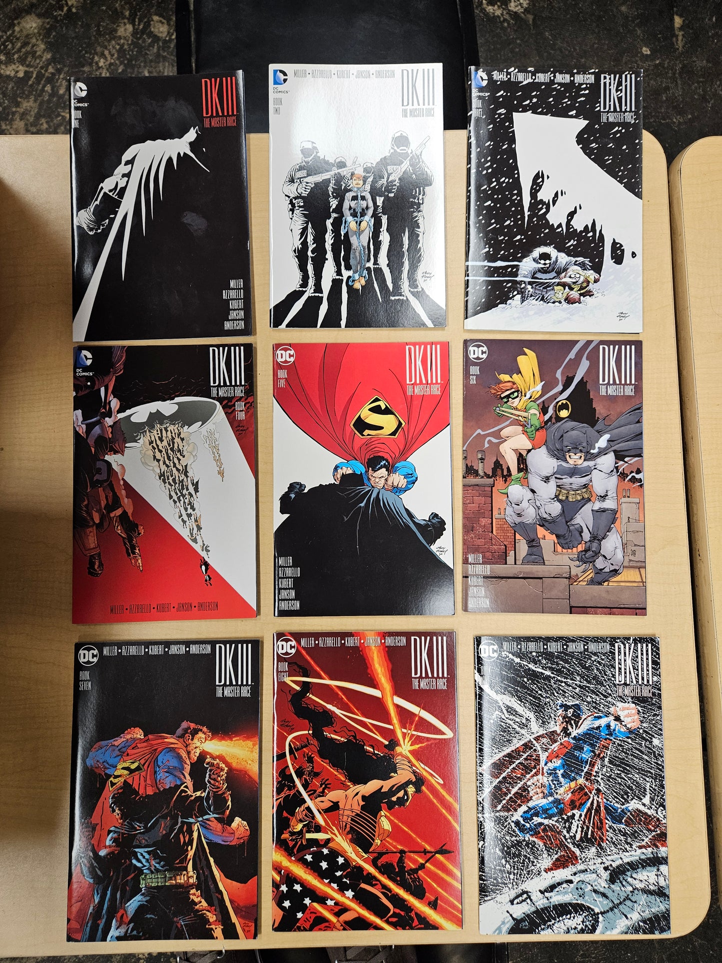 Dark Knight III: The Master Race #1-9 2015 DC COMICS
