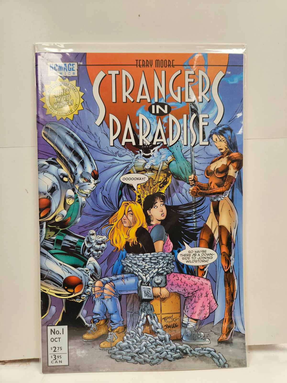 Strangers In Paradise #1 1996 Jim Lee Variant ABSTRACT STUDIOS