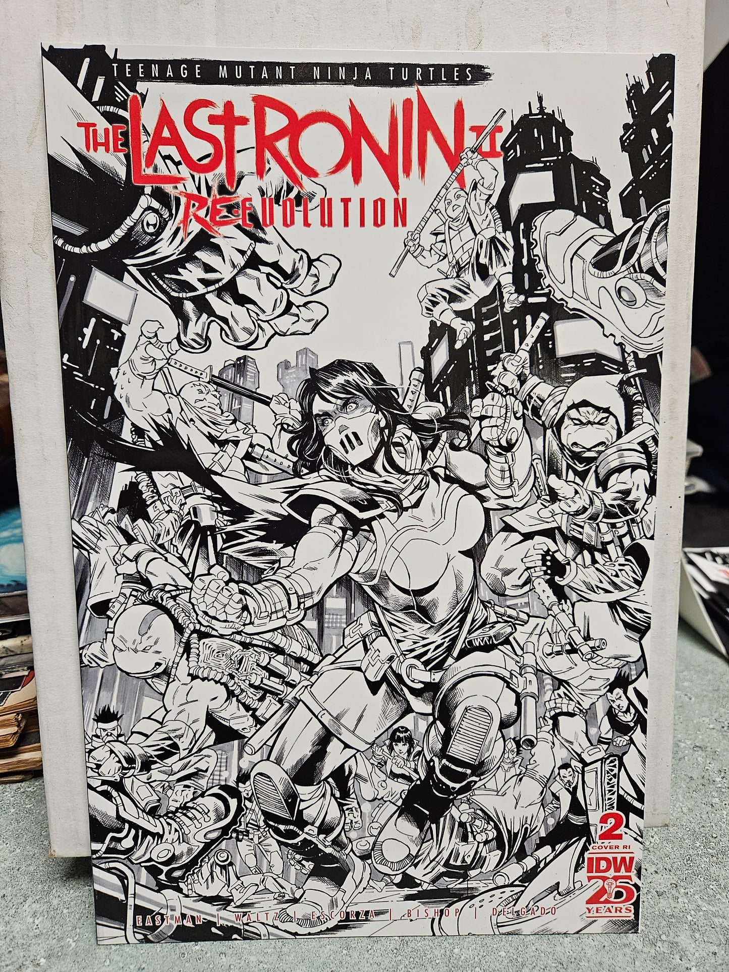 The Last Ronin II: Re-Evolution #2 2024 Variant Cover RI Esau Escorza Issac Escorza IDW