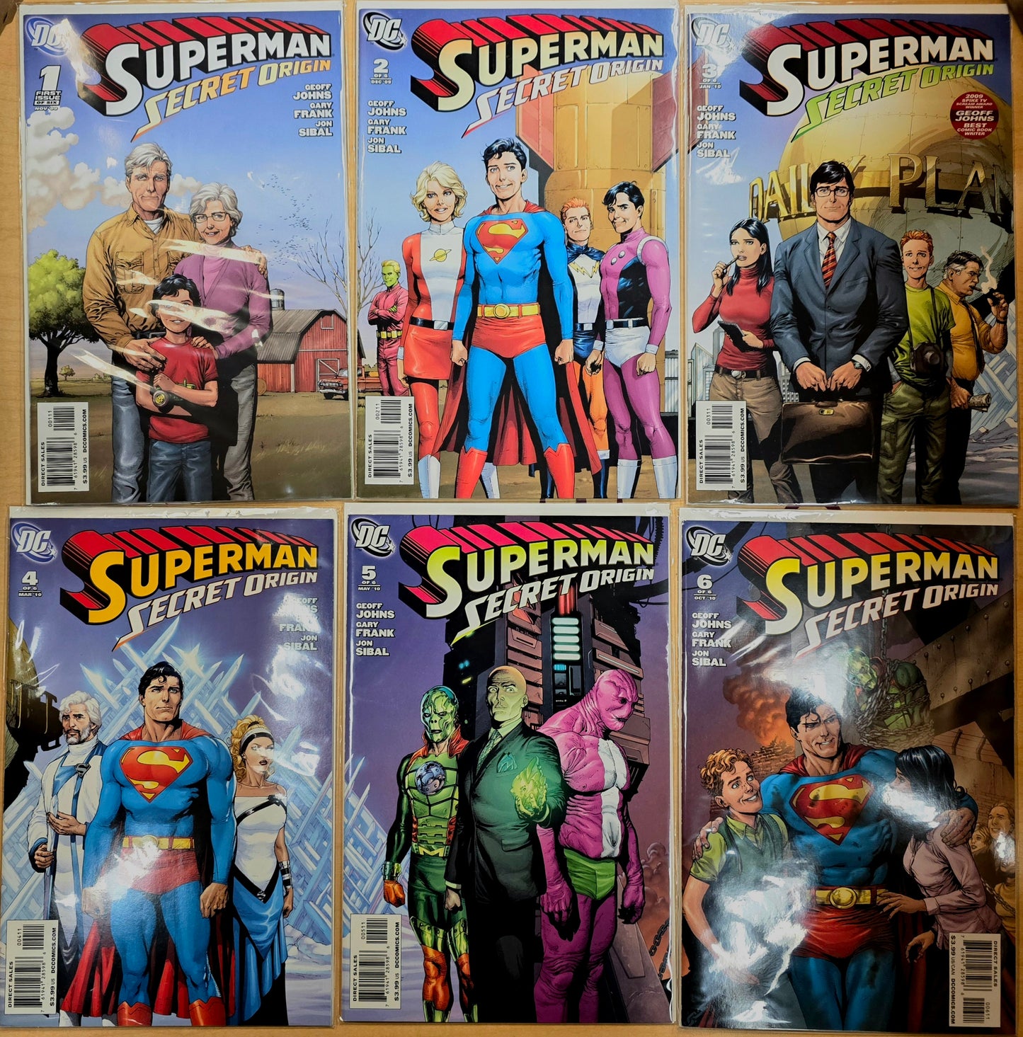 Superman Secret Origin #1-6 Complete Run DC Comics NEAR MINT