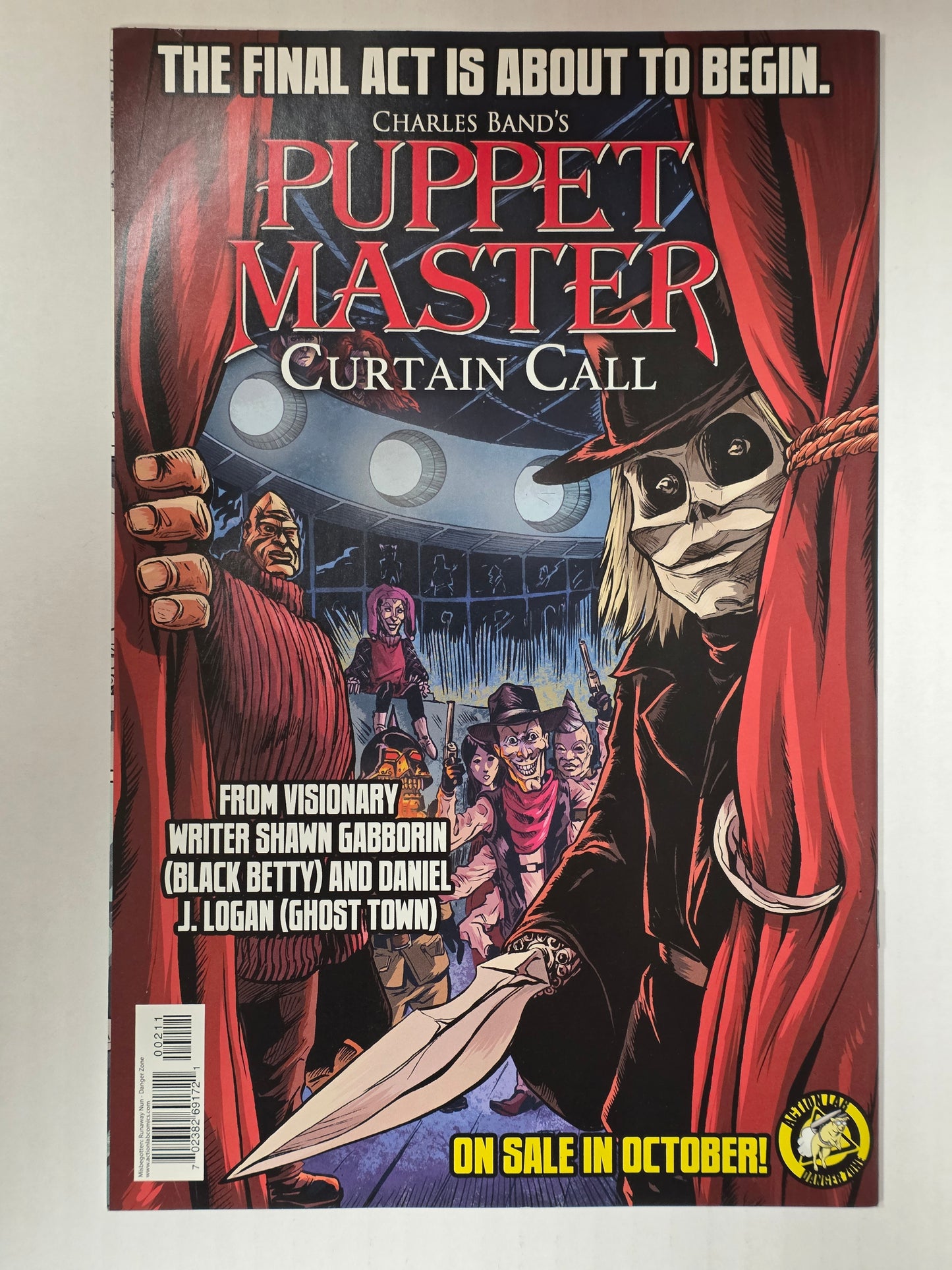 Misbegotten Runaway Nun #2 2017 First Printing NEAR MINT Cover Artist Justin Case Action Lab Danger Zone