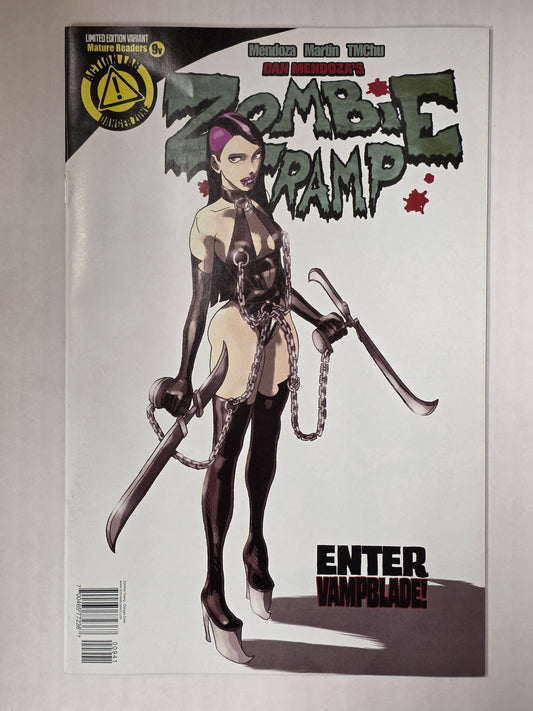 Zombie Tramp #9 Limited Edition Variant Winston Young/Vamplade Cover First Printing NEAR MINT Action Lab Danger Zone LIMITED TO 2500
