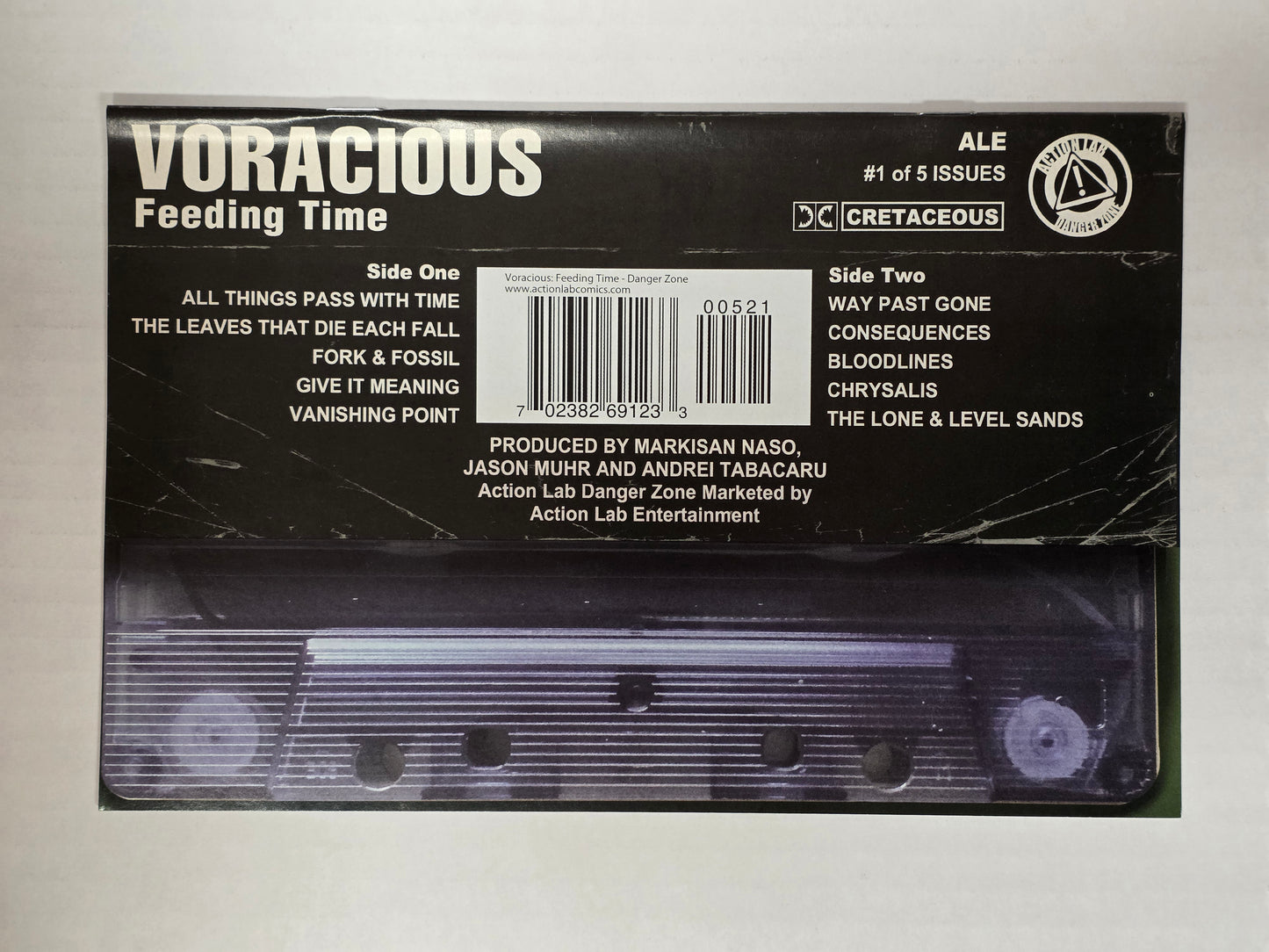 Voracious Feeding Time #1 Limited Variant Edition Ed Luce First Print NEAR MINT Action Lab Danger Zone LIMITED TO 1500