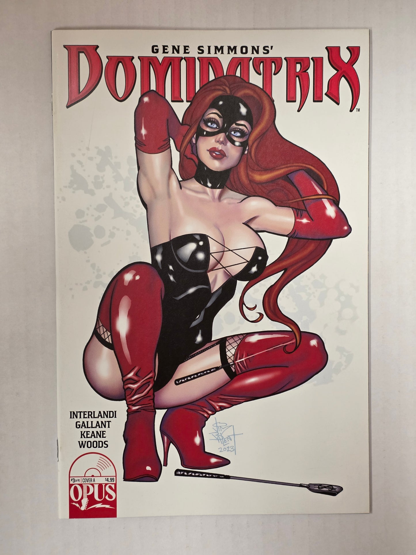 Gene Simmons' Dominatrix #3 First Print NEAR MINT Jim Balent Cover A Simmons Comic Group and Opus Music