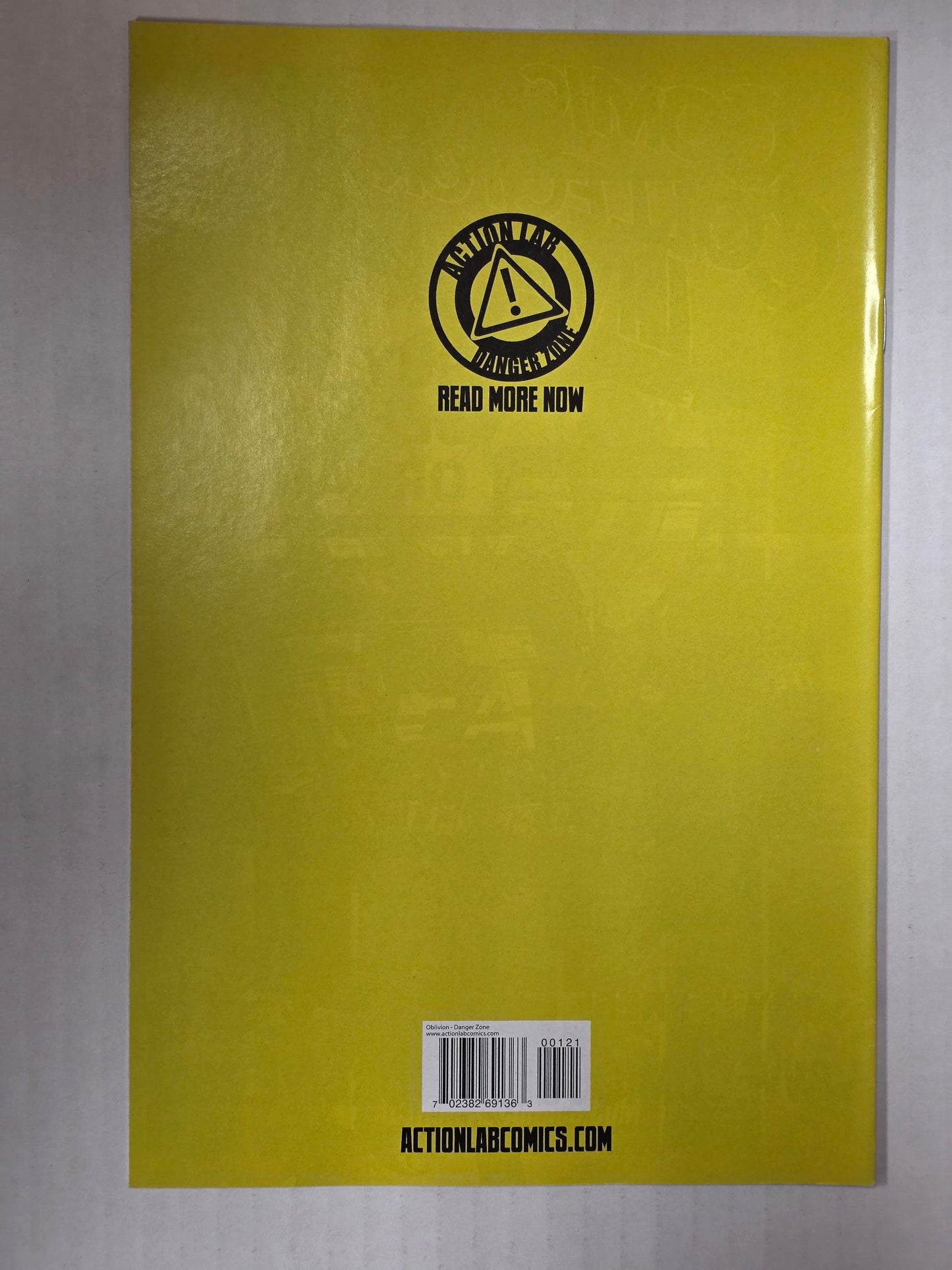 Oblivion #1 Limited Edition Variant Tim Seeley First Print NEAR MINT Action Lab Danger Zone and Full Moon Features LIMITED TO 1500