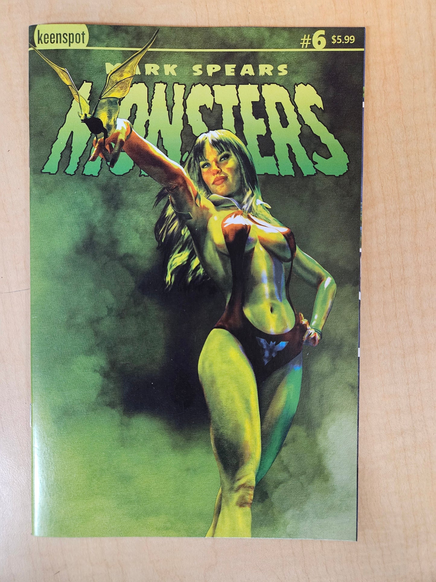 Monsters #6 Cover C Vampirella Mark Spears July 2025 KEENSPOT