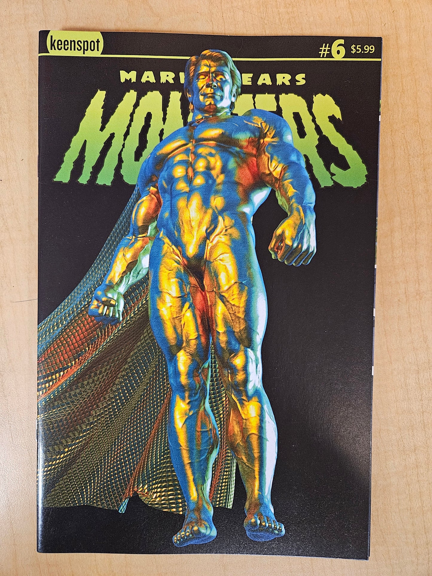 Monsters #6 Cover A The Golden Man Mark Spears July 2025 KEENSPOT