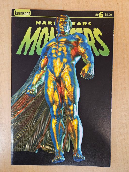 Monsters #6 Cover A The Golden Man Mark Spears July 2025 KEENSPOT