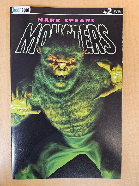 Monsters #2 Cover A The Werewolf Mark Spears July 2025 Third Printing KEENSPOT