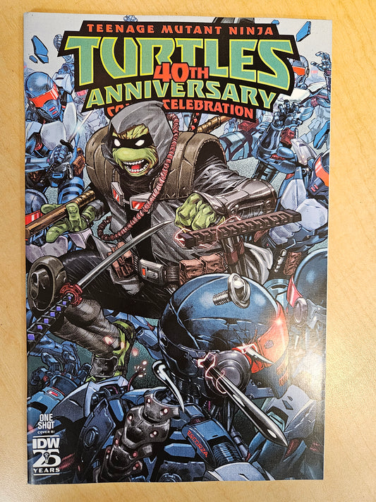 Teenage Mutant Ninja Turtles 4th Anniversary Celebration #1 (One Shot) Cover G Esau and Issac Escorza First Pritning July 2024 IDW