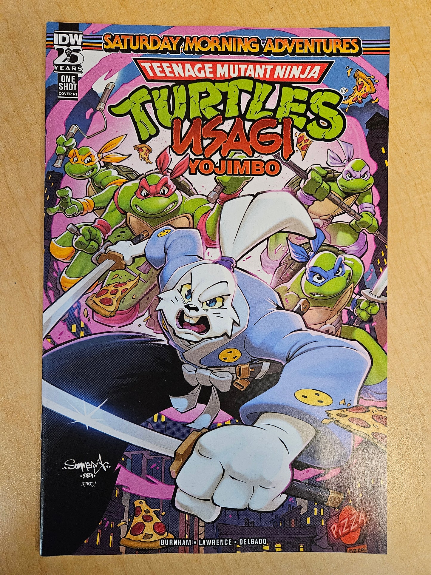 Teenage Mutant Ninja Turtles Usagi Yojimbo #1 Cover C On Sommariva (One Shot) First Printing June 2024 IDW