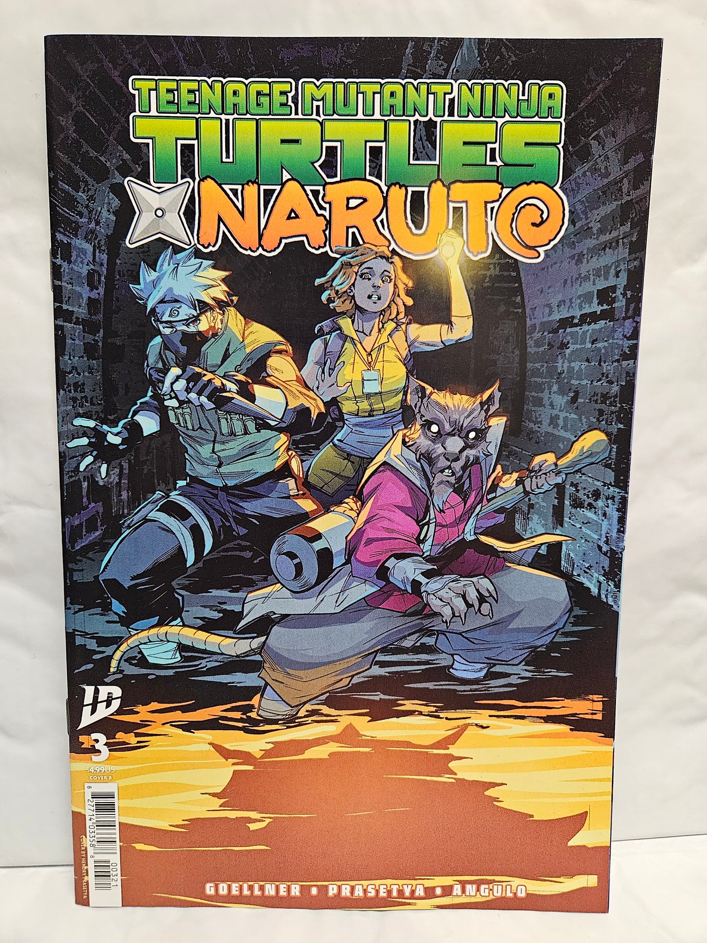 Teenage Mutant Ninja Turtles/Naruto #3 Cover B March 2025 IDW