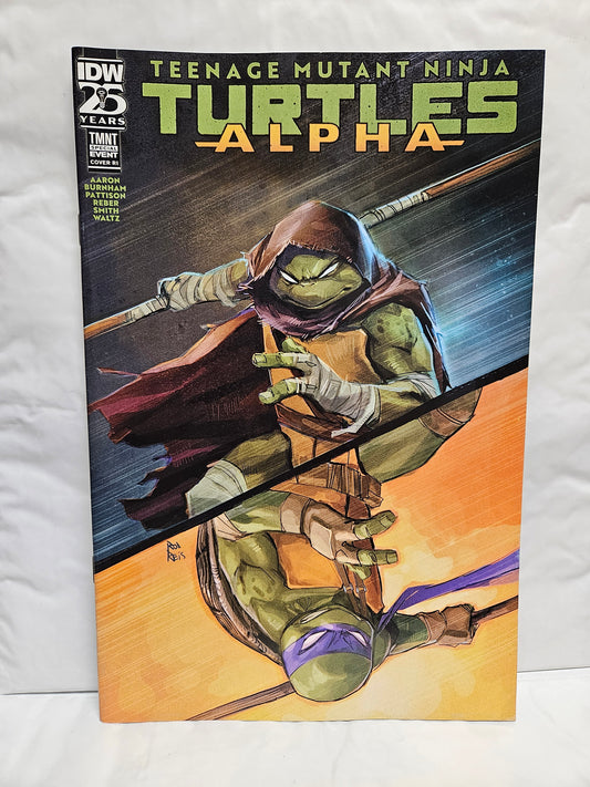 Teenage Mutant Ninja Turtles Alpha #1 (One Shot) First Printing Cover RI Rob Reis June 2024 IDW