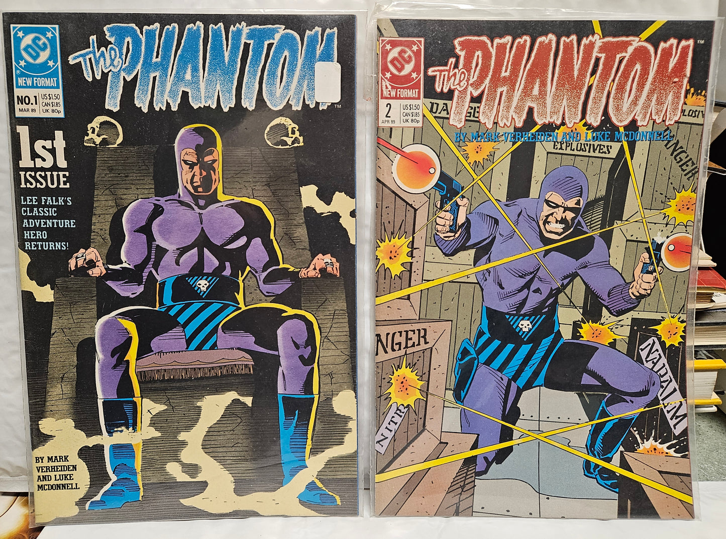 The Phantom #1-3 1989 (DC New Format) DC COMICS