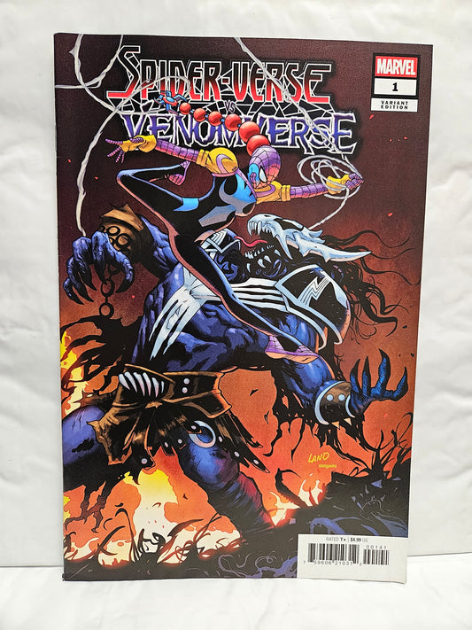 Spider-Verse VS Venomverse #1 Greg Land Variant July 2025 MARVEL COMICS