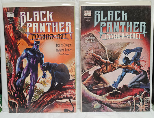 Black Panther: Panther's Prey #1-4 1991 MARVEL COMICS