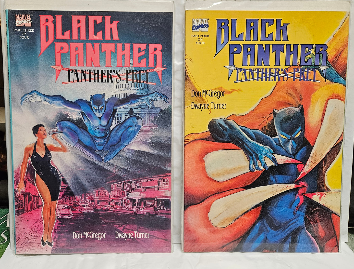 Black Panther: Panther's Prey #1-4 1991 MARVEL COMICS