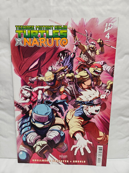 Teenage Mutant Ninja Turtles/Naruto #4 Cover C June 2025