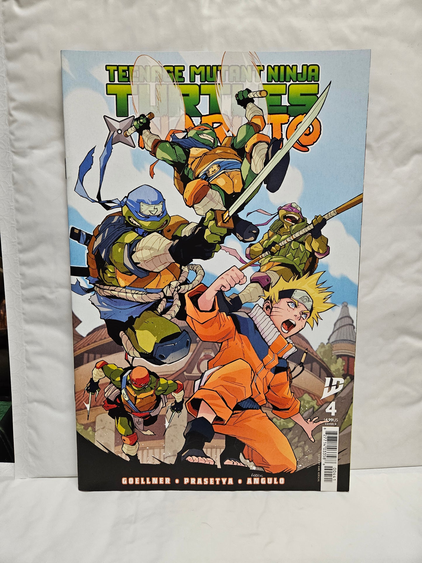 Teenage Mutant Ninja Turtles/Naruto #4 Cover D June 2025