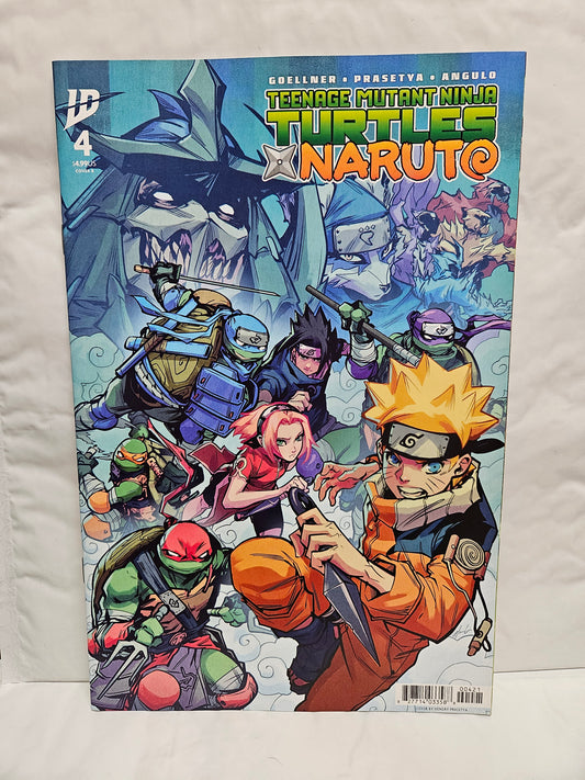 Teenage Mutant Ninja Turtles/Naruto #4 Cover B June 2025
