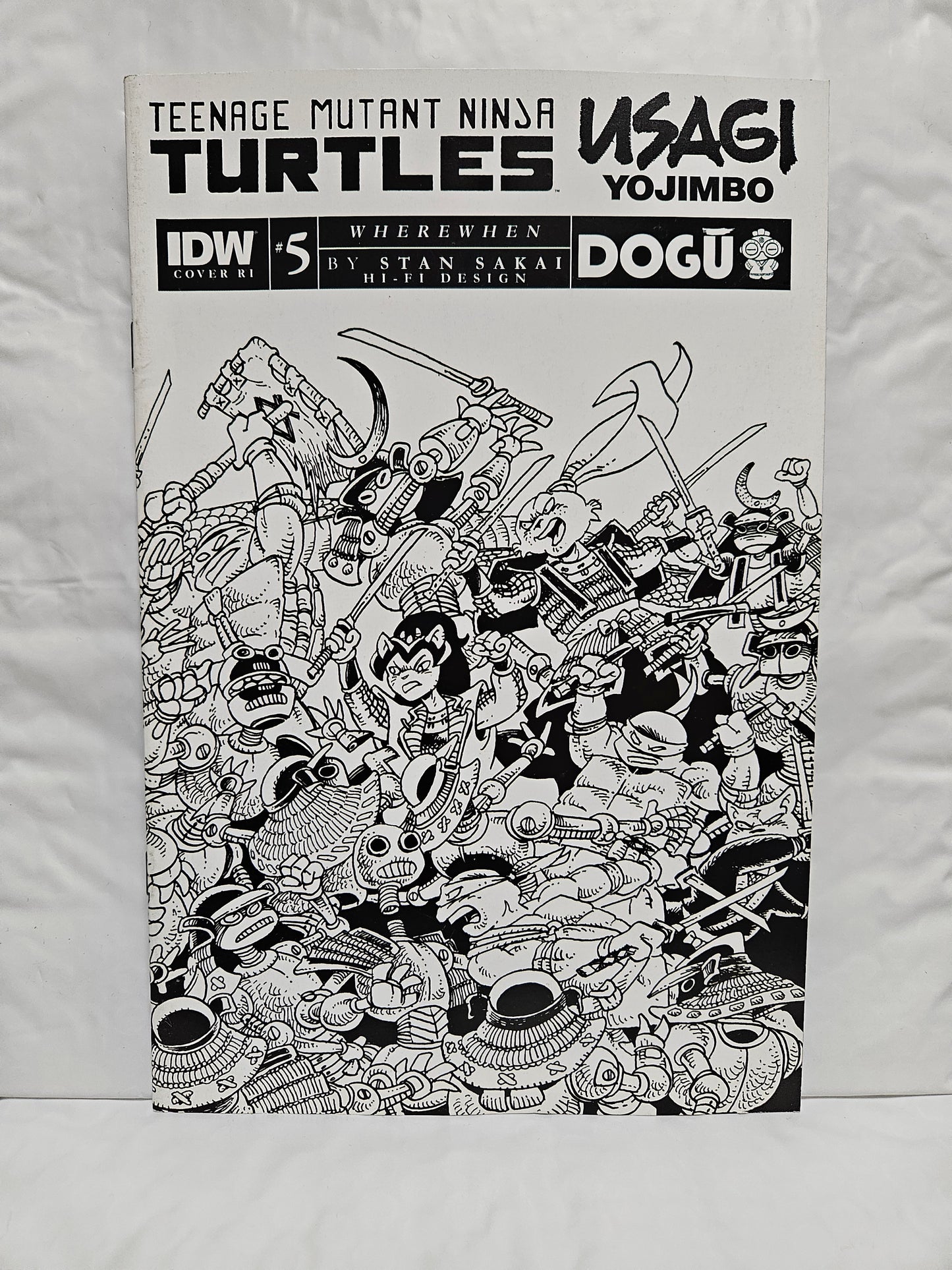 Teenage Mutant Ninja Turtles/Usagi Yojimbo #5 Cover RI July 2023 IDW