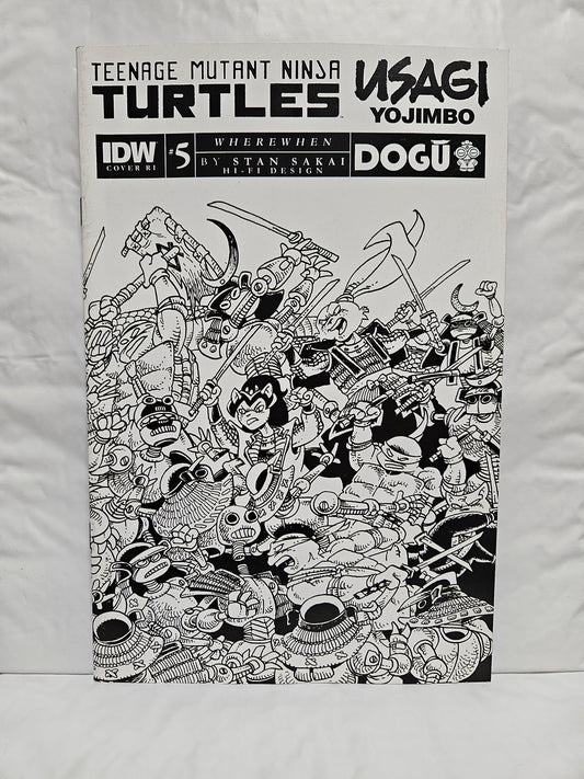 Teenage Mutant Ninja Turtles/Usagi Yojimbo #5 Cover RI July 2023 IDW