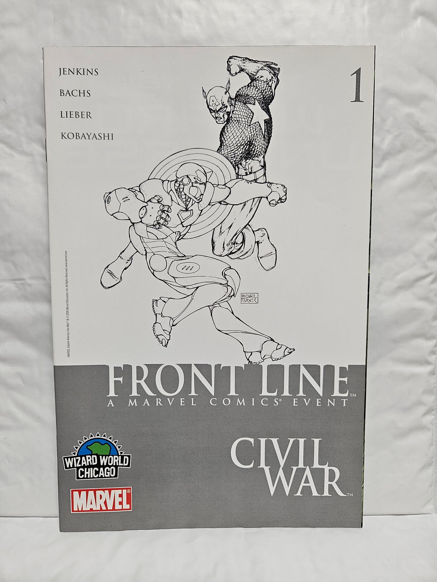 Civil War: Frontline #1 Wizard World Chicago Variant August 2006 MARVEL COMICS