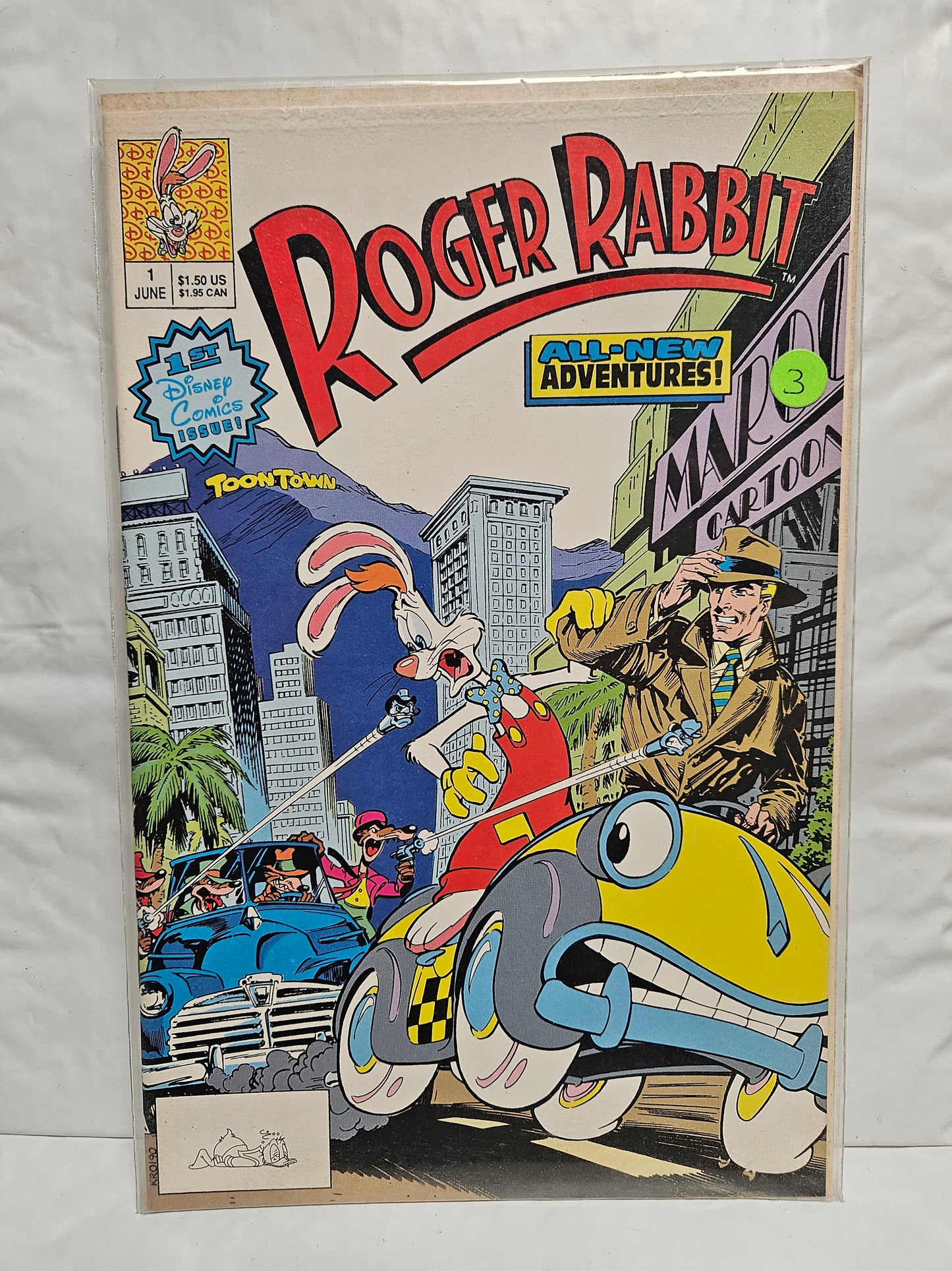 Roger Rabbit #1 June 1990 DISNEY COMICS