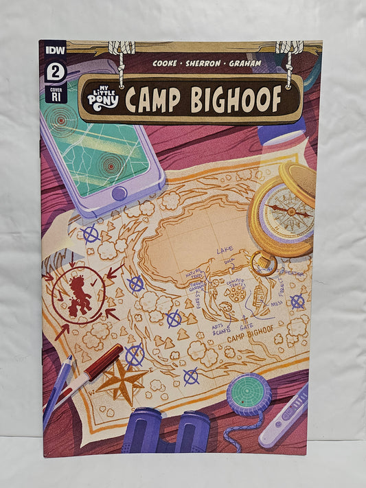 My Little Pony: Camp Bighoof #2 Cover RI August 2023 IDW