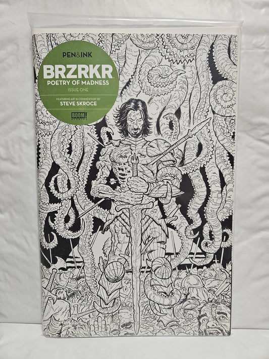 Pen & Ink BRZRKR: Poetry of Madness #1 2024 BOOM STUDIOS
